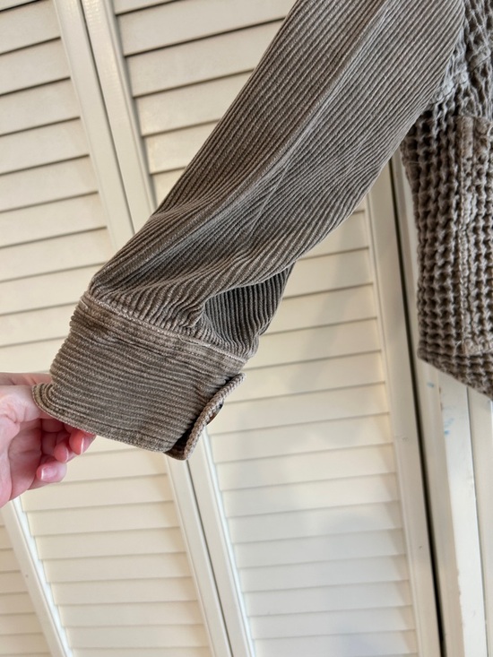 Free People BDG Oversized corduroy and waffle knit jacket - Picture 2 of 4